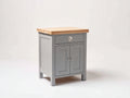 Buffet - Bois - 72x41x88 cm - Gris clair-Chêne naturel - Classique moderne